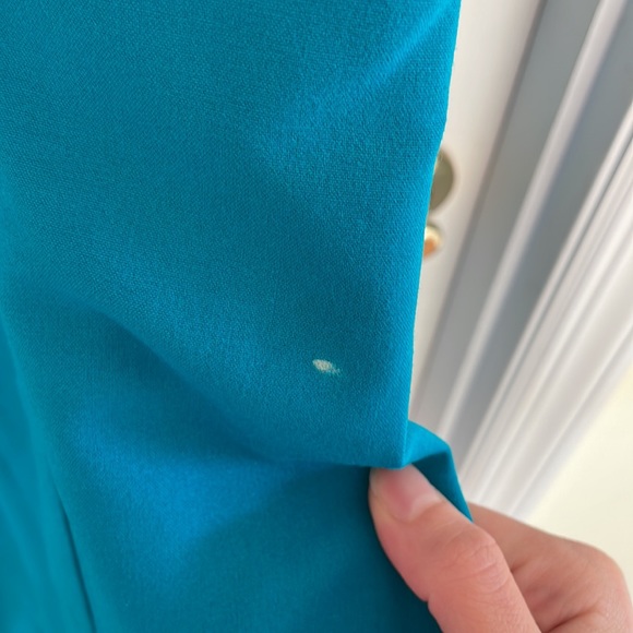 Sleeveless teal dress - Picture 5 of 7